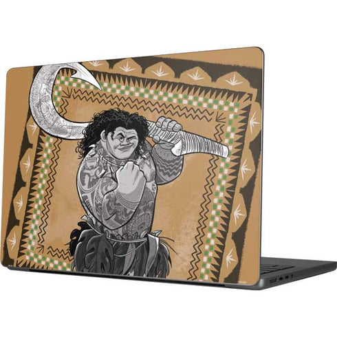 Disney Princess Moana Maui Portrait Apple MacBook Pro 14-inch Skin