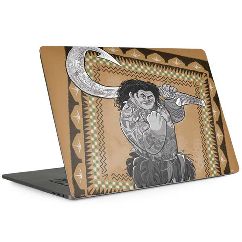 Disney Princess Moana Maui Portrait MacBook Skins