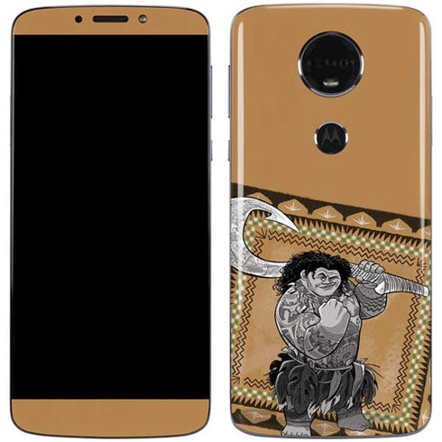 Disney Moana Maui Portrait Moto E5 Plus Skin