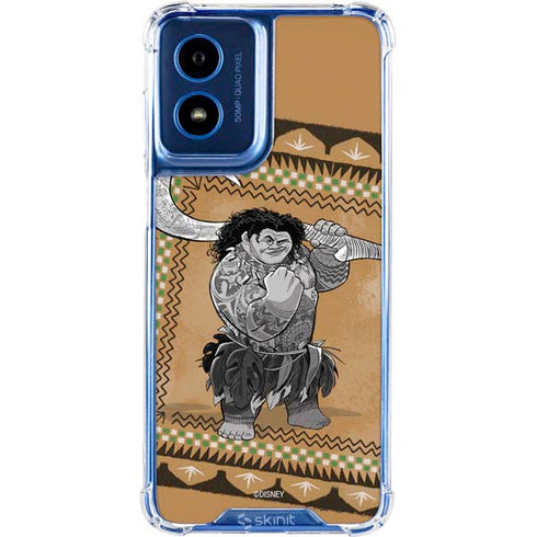 Disney Princess Moana Maui Portrait Moto G 5G (2024) Clear Case