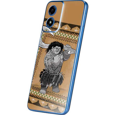 Disney Princess Moana Maui Portrait Moto G Play 4G (2024) Skin