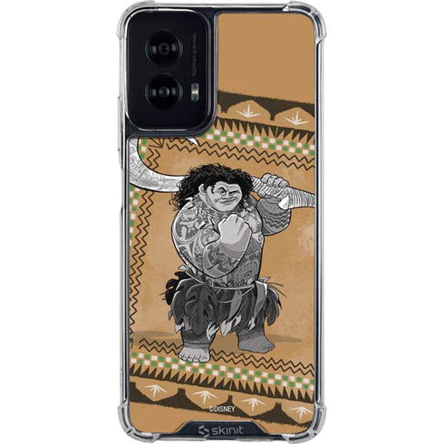 Disney Moana Maui Portrait Moto G Power 5G (2024) Clear Case