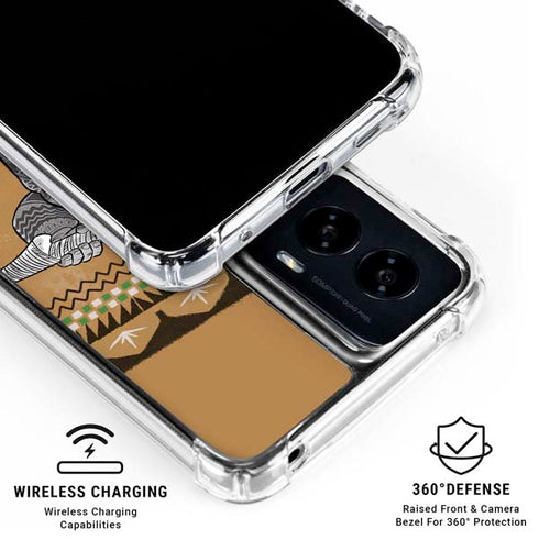 Disney Moana Maui Portrait Moto G Power 5G (2024) Clear Case