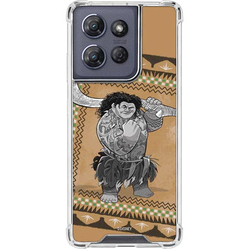Disney Princess Moana Maui Portrait Moto G Power 5G (2025) Clear Case