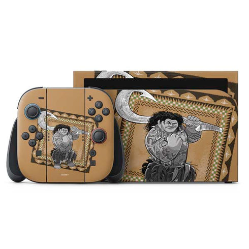 Disney Princess Moana Maui Portrait Nintendo Skins
