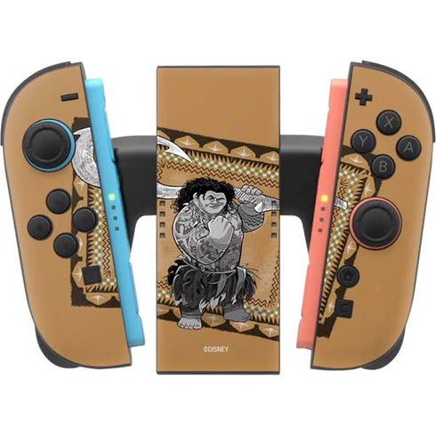 Disney Princess Moana Maui Portrait Nintendo Switch 2 (2025) Joy-Con Controller Skin