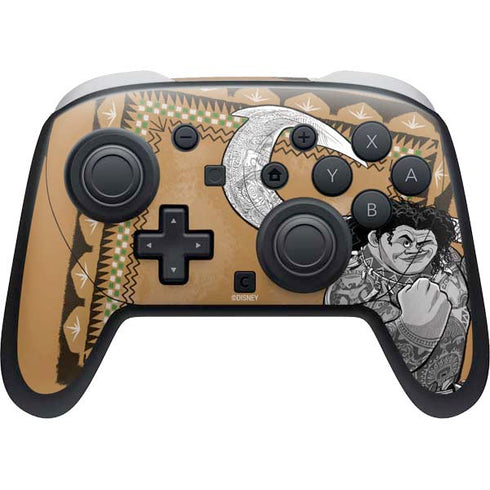 Disney Princess Moana Maui Portrait Nintendo Skins