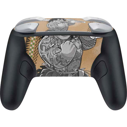 Disney Princess Moana Maui Portrait Nintendo Switch 2 (2025) Pro Controller Skin
