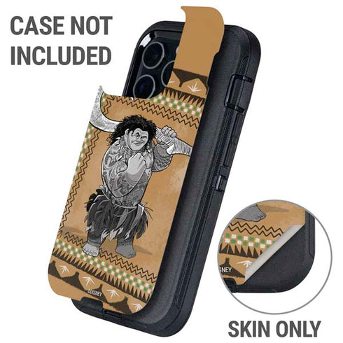 Disney Moana Maui Portrait Otterbox Defender iPhone Skin