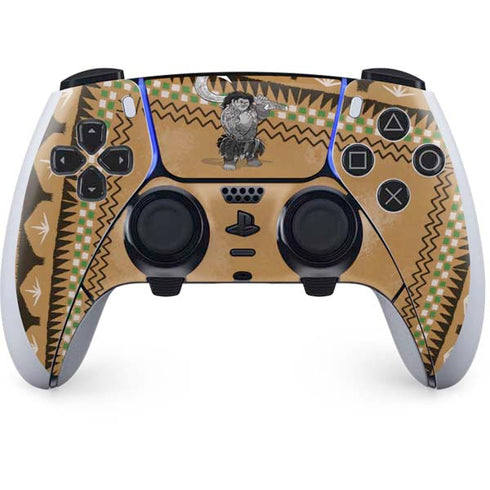 Disney Moana Maui Portrait PS5 DualSense Edge Pro Controller Skin