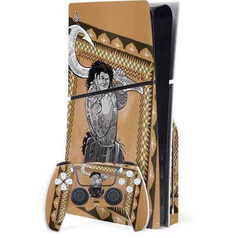 Disney Princess Moana Maui Portrait PlayStation PS5 Skins