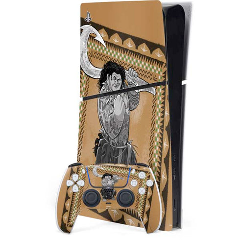 Disney Princess Moana Maui Portrait PlayStation PS5 Skins