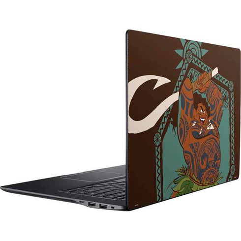 Disney Moana Maui Ready To Fight Ativ Book 9 (15.6in 2014) Skin