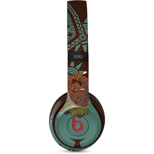 Disney Moana Maui Ready To Fight Beats Solo 3 Wireless Skin