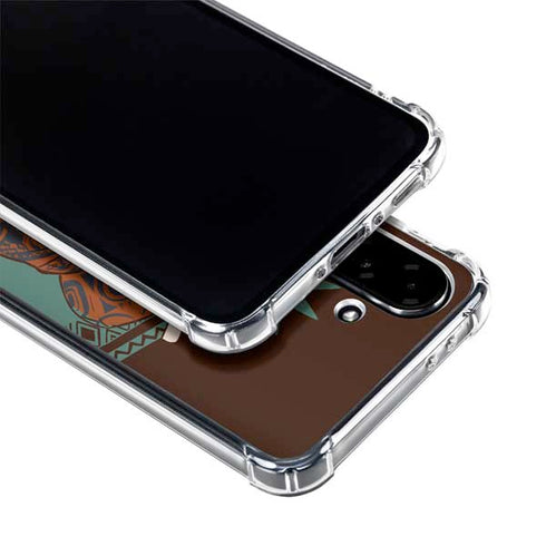 Disney Princess Moana Maui Ready To Fight Galaxy A36 5G Clear Case