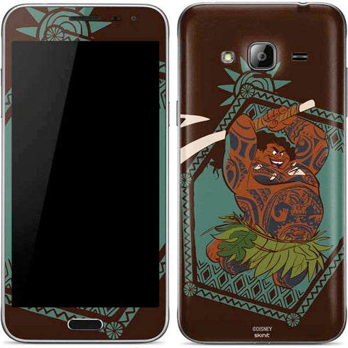 Disney Moana Maui Ready To Fight Galaxy J3 Skin