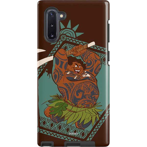 Disney Princess Moana Maui Ready To Fight Galaxy Cases