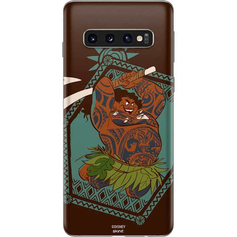 Disney Moana Maui Ready To Fight Galaxy S10 Skin