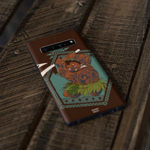 Disney Moana Maui Ready To Fight Galaxy S10 Skin