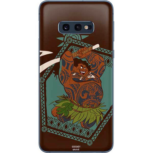 Disney Moana Maui Ready To Fight Galaxy S10e Skin