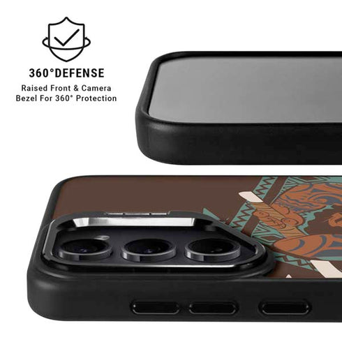 Disney Princess Moana Maui Ready To Fight Galaxy S26 Kickstand Case