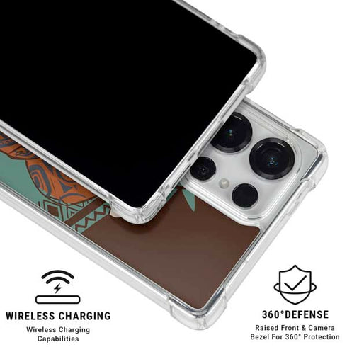 Disney Princess Moana Maui Ready To Fight Galaxy S26 Ultra Clear Case