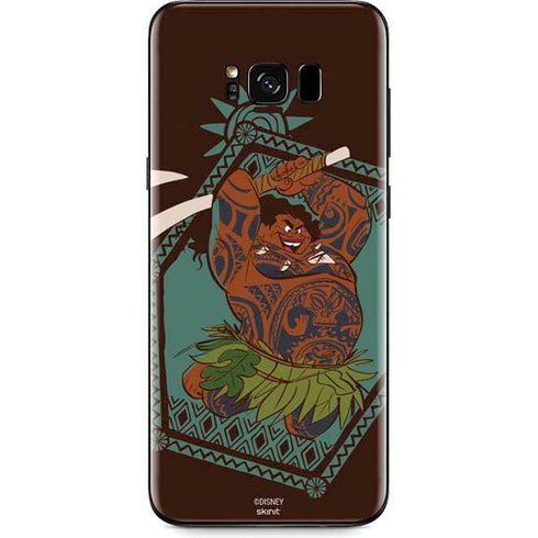 Disney Moana Maui Ready To Fight Galaxy S8 Skin