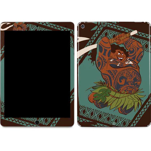 Disney Princess Moana Maui Ready To Fight iPad Skins
