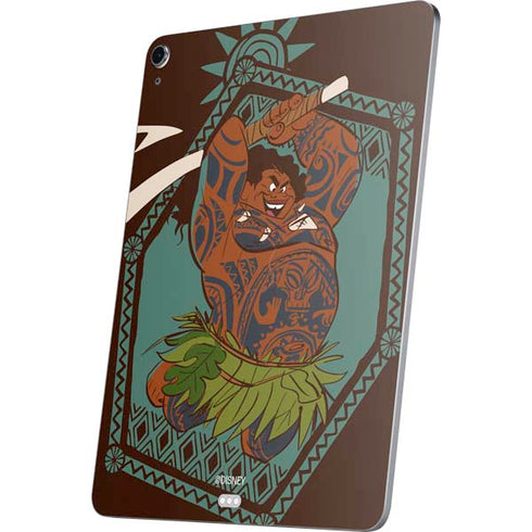 Disney Princess Moana Maui Ready To Fight Apple iPad Air Skin