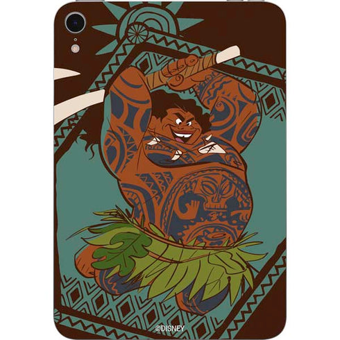 Disney Princess Moana Maui Ready To Fight Apple iPad Mini Skin