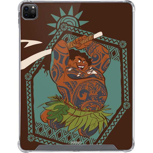 Disney Princess Moana Maui Ready To Fight iPad Cases