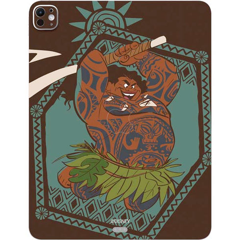 Disney Moana Maui Ready To Fight iPad Pro 13in M4 (2024) Skin