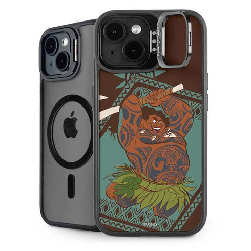 Disney Princess Moana Maui Ready To Fight iPhone 13 Kickstand Case