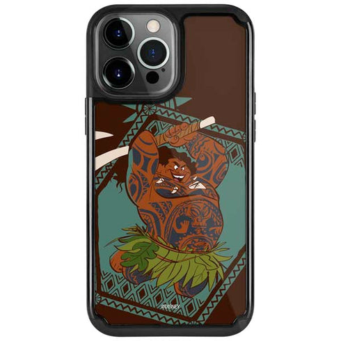 Disney Princess Moana Maui Ready To Fight iPhone Cases