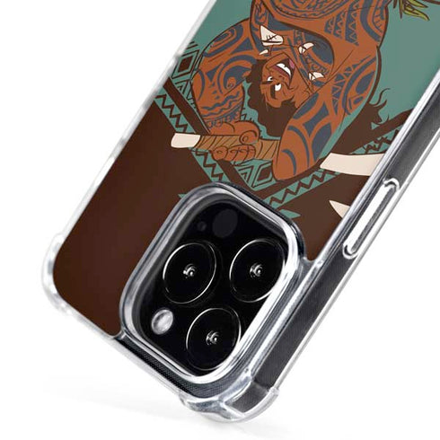 Disney Princess Moana Maui Ready To Fight iPhone 16 Pro Max MagSafe Case