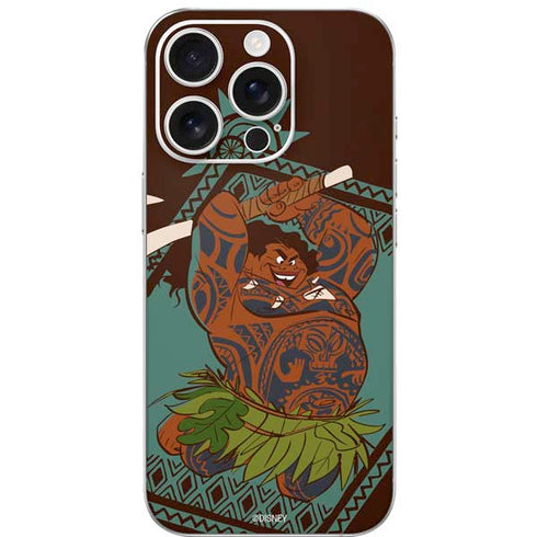 Disney Princess Moana Maui Ready To Fight iPhone 16 Pro Skin