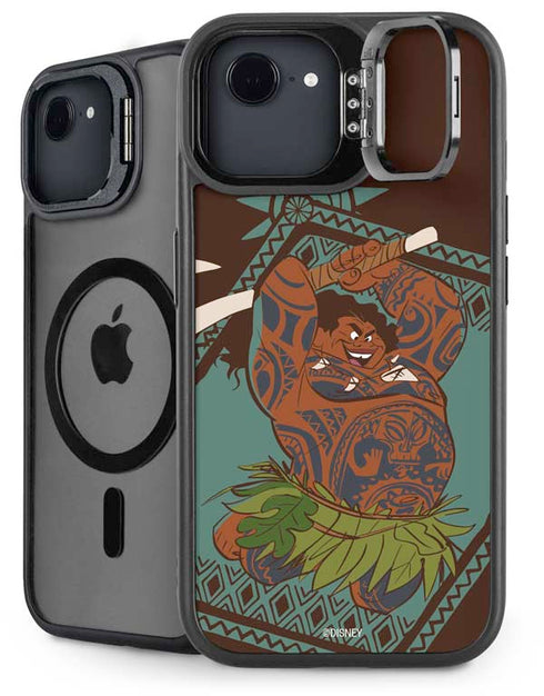 Disney Princess Moana Maui Ready To Fight iPhone 16e Kickstand Case