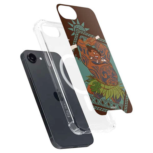 Disney Princess Moana Maui Ready To Fight iPhone 16e MagSafe Case