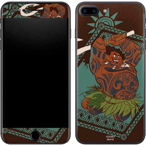 Disney Moana Maui Ready To Fight iPhone 8 Plus Skin