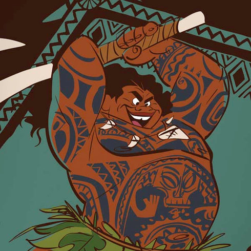 Disney Moana Maui Ready To Fight iPhone XS Skin