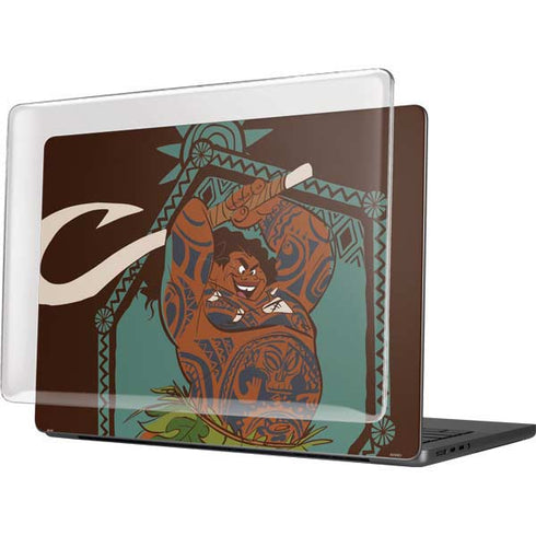 Disney Princess Moana Maui Ready To Fight MacBook Pro 14in (2021-24) Case plus Skin