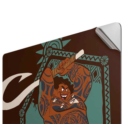 Disney Princess Moana Maui Ready To Fight Apple MacBook Pro 16-inch Skin