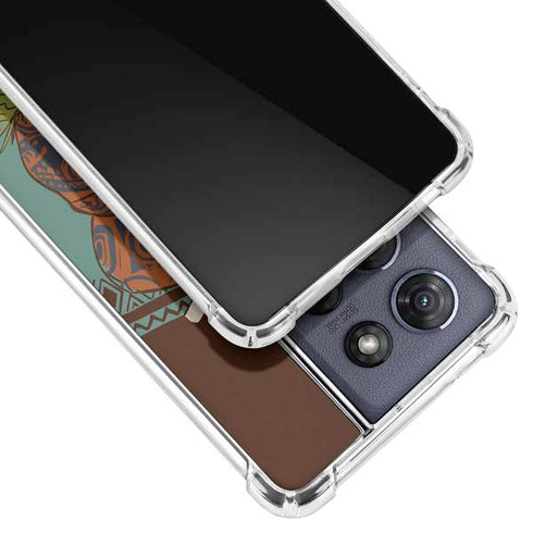 Disney Princess Moana Maui Ready To Fight Moto G Stylus 5G (2025) Clear Case