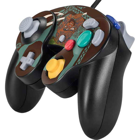 Disney Moana Maui Ready To Fight Nintendo GameCube Controller Skin