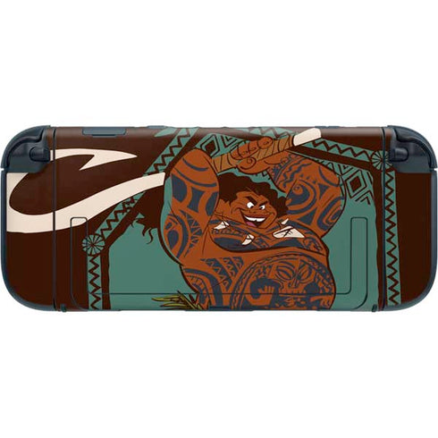 Disney Princess Moana Maui Ready To Fight Nintendo Switch 2 (2025) with Joy-Con Skin