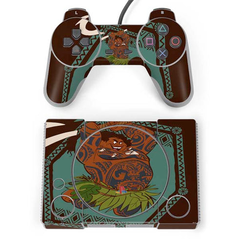Disney Moana Maui Ready To Fight PlayStation Classic Bundle Skin
