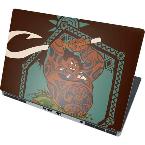 Disney Moana Maui Ready To Fight Dell Precision Skin