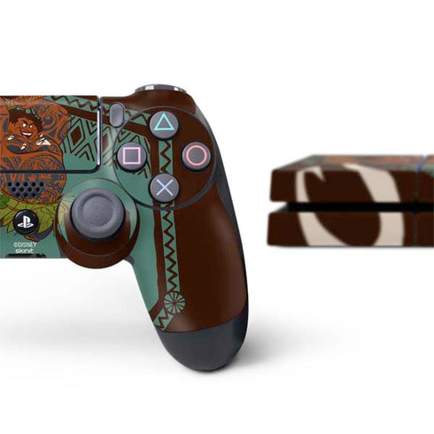 Disney Moana Maui Ready To Fight PS4 Console and Controller Bundle Skin