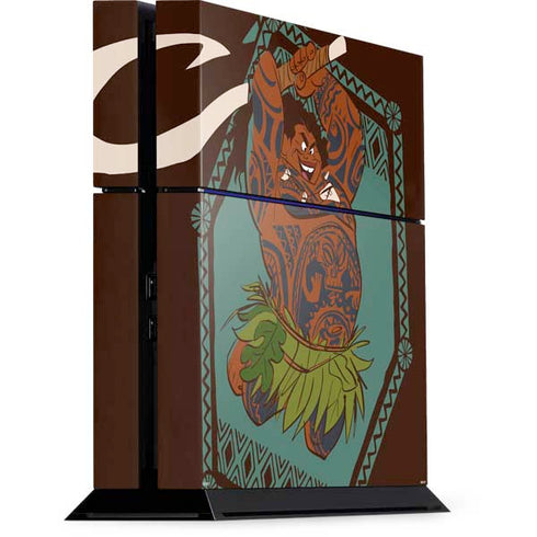 Disney Moana Maui Ready To Fight PS4 Console Skin