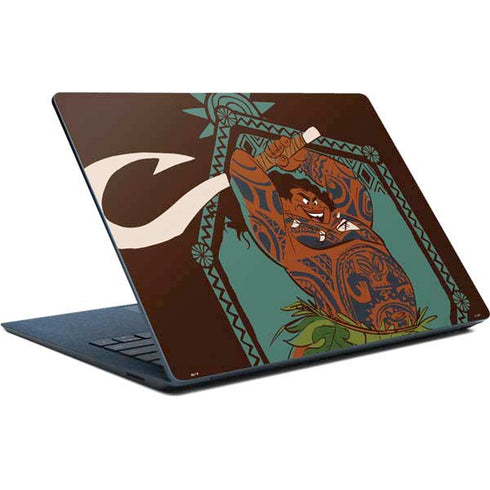 Disney Moana Maui Ready To Fight Surface Laptop Skin